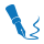 Pen Alu White (Blue ink)