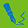 Pen Superior Mini Green (Blue ink)