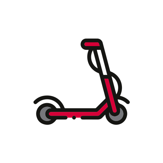 E-Scooter - Entdecken Sie einen Ort auf die neueste und schönste Art! Mit einem Elektroroller können Sie sich ohne Auto oder öffentliche Verkehrsmittel bequem von Ort zu Ort bewegen.