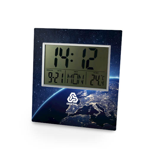 Digitaluhren - Mit einer Digitaluhr können Sie die Uhrzeit, das Datum, die Temperatur und das Wetter ganz einfach auf einem Bildschirm ablesen.