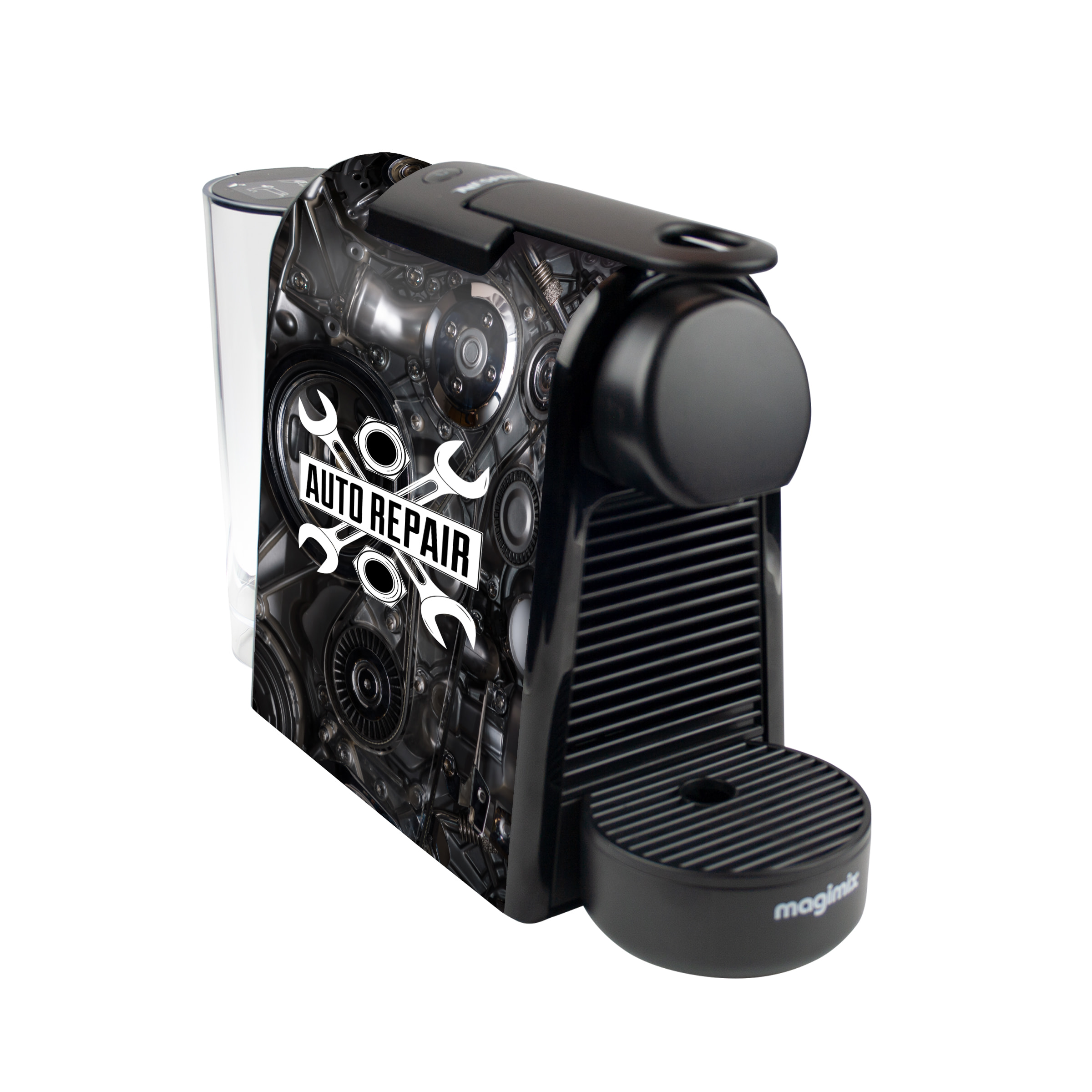Magimix Nespresso Essenza Mini Black - Personalisiert mit einem MaxPrint