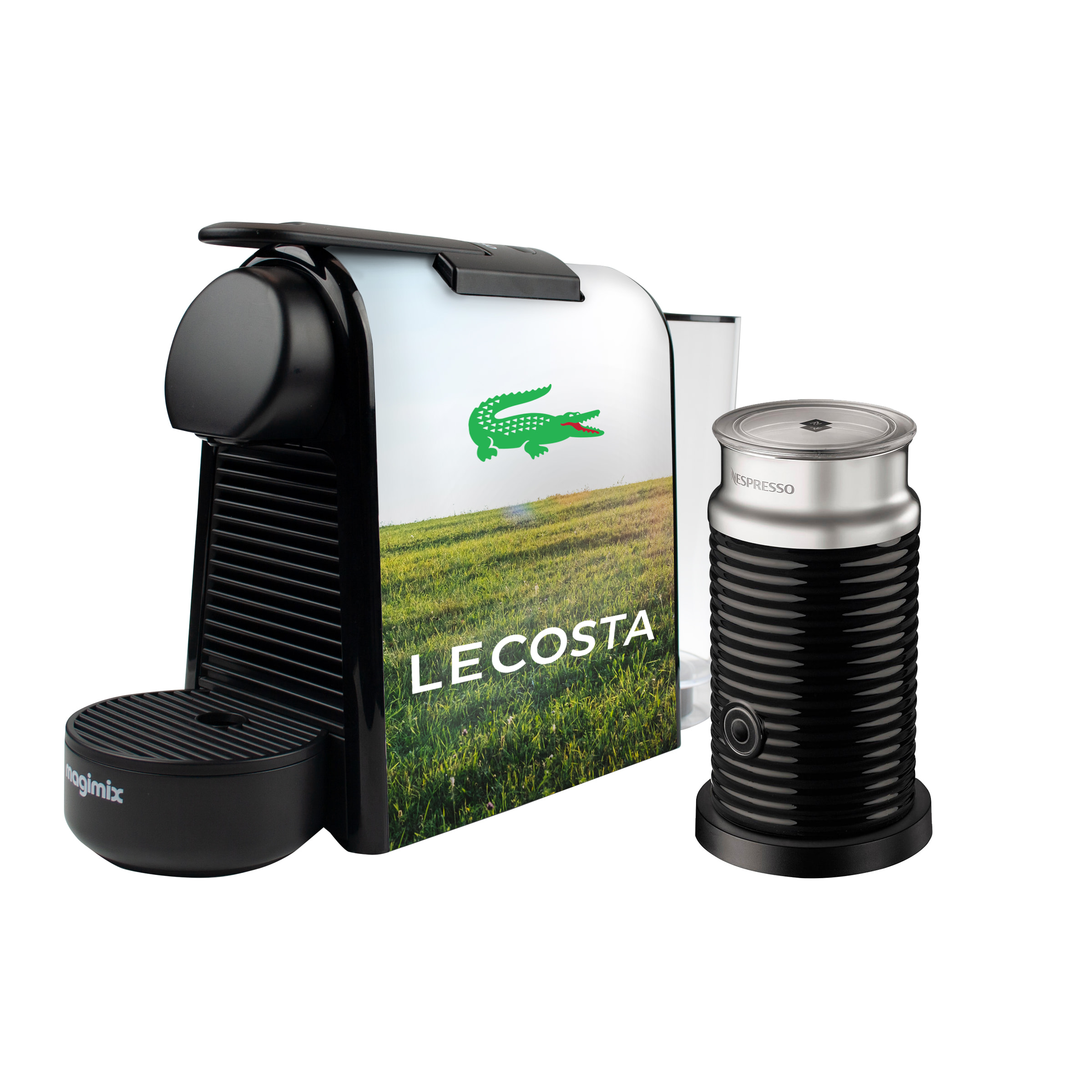 Magimix Nespresso Essenza Mini + Aeroccinno Black - Personalisiert mit einem MaxPrint